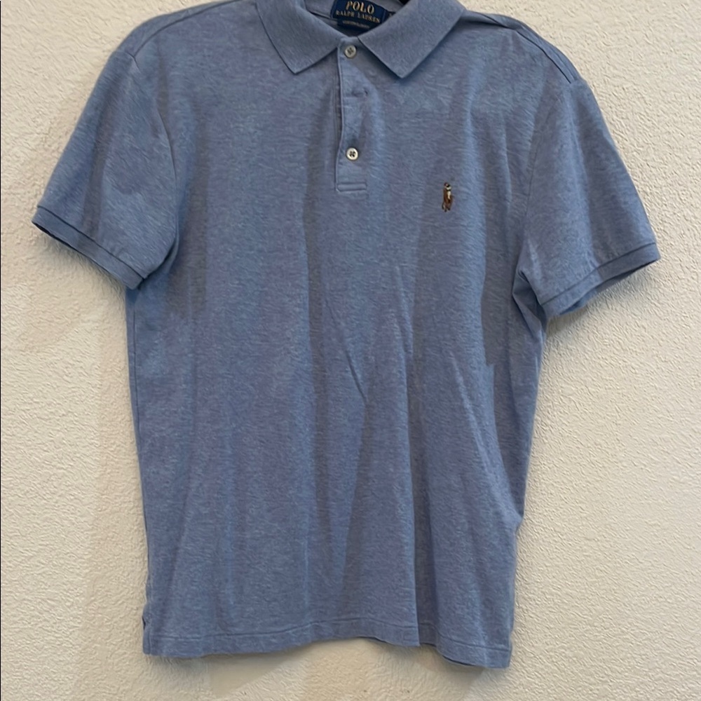 Polo by Ralph Lauren Men's Blue Polo Shirt